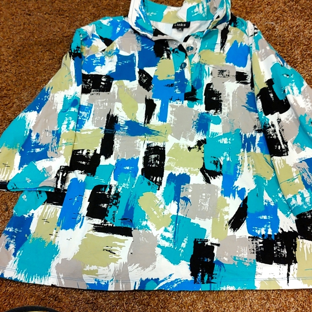 Multi colored blouse